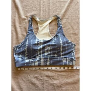 Danskin Tye Dye Blue Sports Bra Women's XL